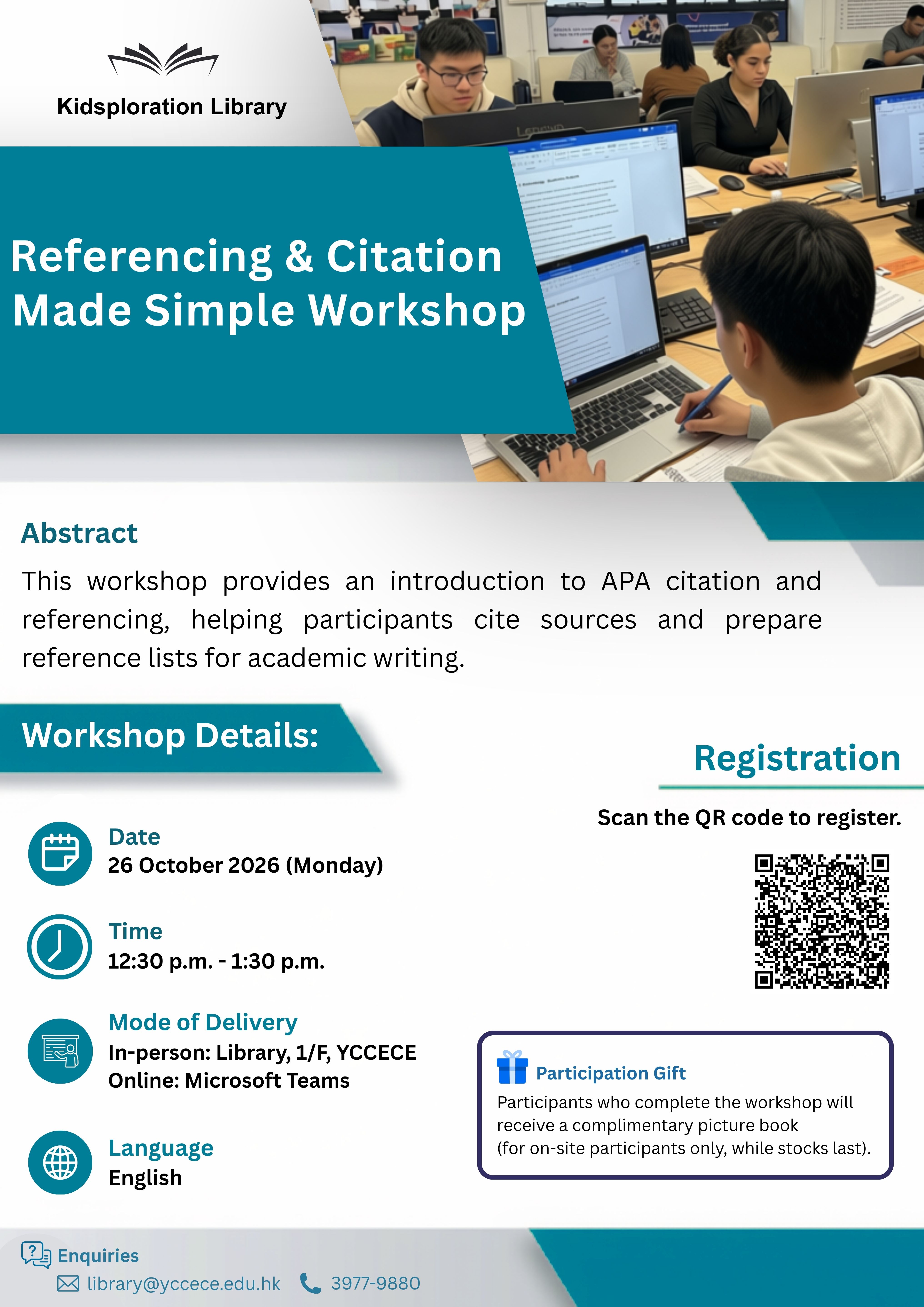 Referencing & Citation Made Simple Workshop