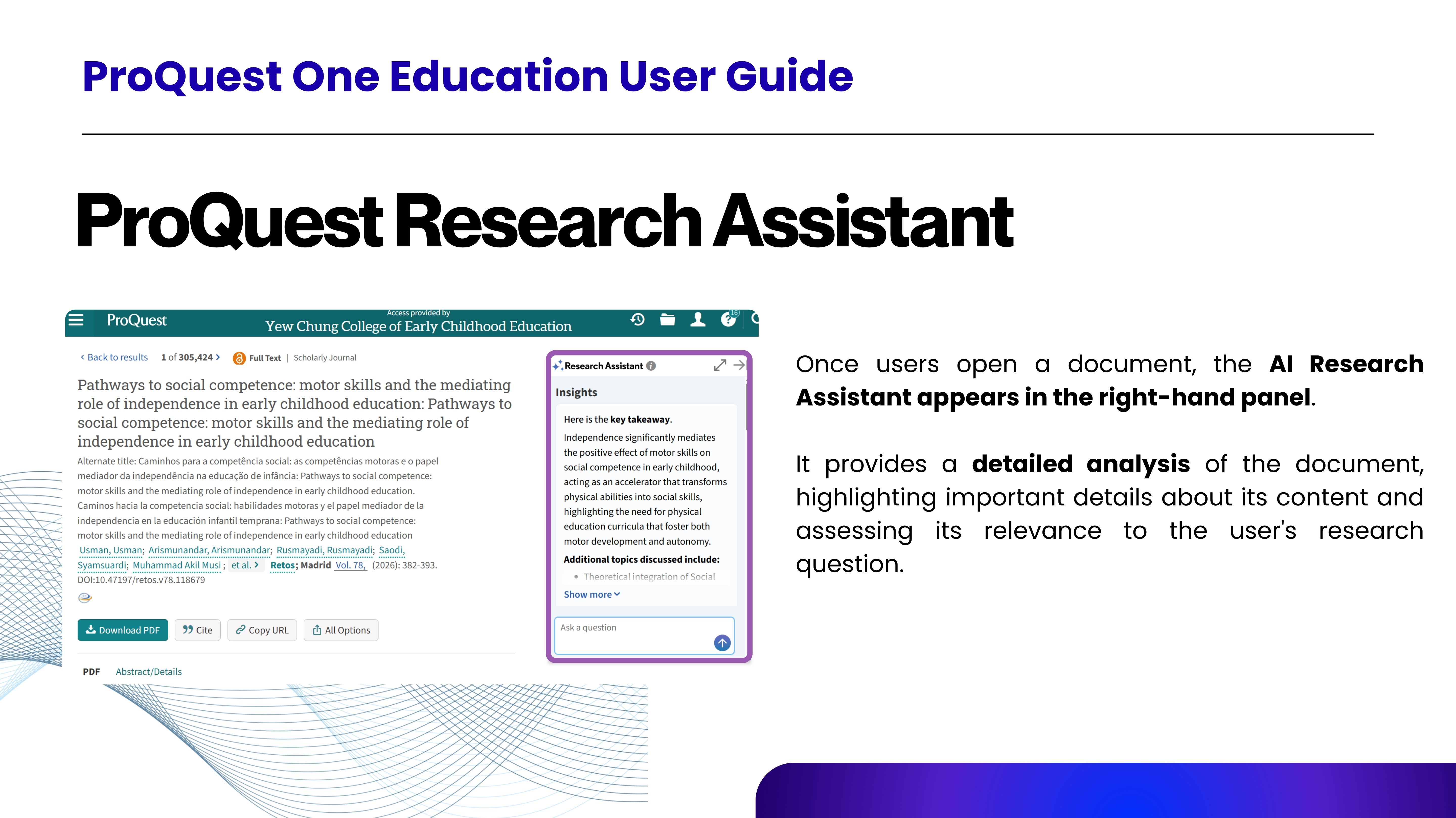 ProQuest Research Assistant - Page 2